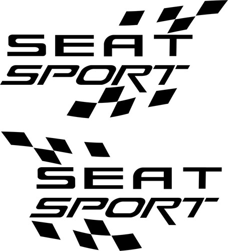 Aufkleber seat sport - 2x,