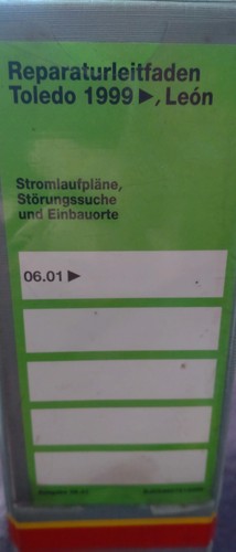 Reparaturleitfaden seat toledo - reparaturleitfaden,